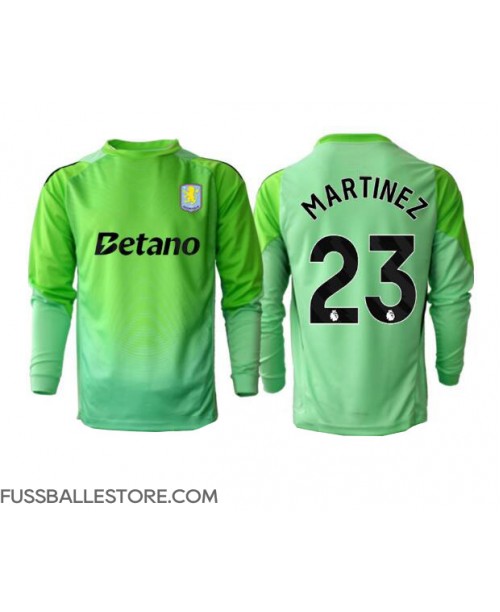 Günstige Aston Villa Emiliano Martinez #23 Torwart Auswärtstrikot 2025-26 Langarm Günstige Aston Villa Emiliano Martinez #23 Torwart Auswärtstrikot 2025-26 Langarm